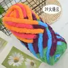 Fio Extra Grosso, Fio de Tira de Gelo Super Grosso, Cauda de Cachecol, Materiais DIY para Tricô com os Dedos, Manta Arco-Íris, Fio para Almofada