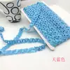 Encaje Trenzado con Borde en S de Lentejuelas Ropa Hecha a Mano Ropa para Muñecas Cuello Costura Láser Accesorios DIY Borde Ondulado