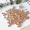 Accesorios para Joyería DIY Más Vendidos Chapado Eléctrico Ccb Corazón Collar Pulsera Cuentas Espaciadoras Fabricante Cuentas Sueltas Listas para Usar