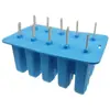 2 4 6 8 10 agujeros 10 moldes uniformes para helado cubitos de hielo hockey sobre hielo paleta de hielo molde para paletas de hielo molde de silicona