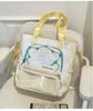 Bolsa pequena de alto valor estilo japonês bolsa de cor contrastante bolsa mensageiro casual fofa bolsa fofa para estudantes para maquiagem