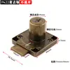 Cerradura Dorada para Cajón de Escritorio Cerradura de Mueble Bronce Cerradura de Gabinete de Bronce Rojo Alargado Cerradura de Puerta de Gabinete Cerradura de Archivador