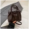 Bolso de Mano Pequeño de Alta Gama con Textura para Mujer, Nuevo Bolso Cruzado Versátil Estilo Vintage 2026, Bolso Cubo Exquisito Tejido de Mano