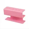 Suporte de Pinças de Acrílico para Nail Art, Rack de Armazenamento de Pinças com 6 Furos, Caixa de Armazenamento de Ferramentas para Extensão de Cílios, Exibidor de Ferramentas de Beleza