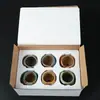 Dongheng Maceta de Animales Estilo Japonés y Coreano Maceta Mini Pulgar Adornos Set de Búho Cambio de Horno Maceta para Suculentas con Base