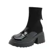 Zapatos para Mujer 2026 Nuevo Otoño Invierno Tacón Alto Botas Martin Delgadas Plataforma Suela Gruesa Venta Caliente Elásticos Para Personas Bajas Botines