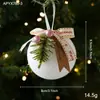 Nuevos adornos de árbol de Navidad de espuma blanca navideña, bolas de Navidad, colgantes de ardilla, copo de nieve y oso, decoraciones de ambiente navideño