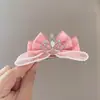 Tiara Coroa de Princesa Grampo de Cabelo Laço Infantil Grampo Superior Super Fada Acessórios de Cabelo para Meninas Acessórios de Cabelo Fofos da Moda