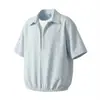 Camiseta Retro 2026 para Hombre Ropa de Verano Estilo Hong Kong Estudiante Holgada Nicho Falso de Dos Piezas Divertida Nueva Camiseta para Hombre para Ropa de Abrigo