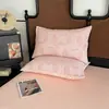 Conjunto de Duas Fronhas de Gaze de Algodão Puro de Três Camadas Luxo Classe A 48X74Cm Capa Interna para Almofada Uso Doméstico Fronha 100% Algodão