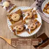 Bolsa para empaquetar galletas de Año Nuevo, bolsa para hornear galletas de repostería con forma de copo de nieve, caja mini portátil para regalo de dulces, turrón, toffee