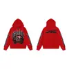 Conjunto de Sudadera con Capucha y Pantalones de Marca de Tendencia Hellstar Europeo y Americano Transfronterizo Estampado de Letras Holgado de Tendencia