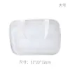 Necessaire Transfronteiriça, Impermeável e Resistente a Manchas, Bolsa de Armazenamento de Cosméticos de Grande Capacidade, Necessaire Portátil Fosca de PVC