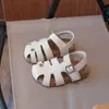 Nuevas Sandalias de Verano para Niños con Suelas Suaves, Zapatos Antideslizantes para Niños Pequeños para Niños y Niñas, Sandalias Romanas Casuales Cerradas en la Punta Anti-Pateaduras