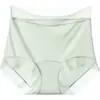 Ropa interior de seda helada para mujer sin costuras 7A algodón antibacteriano en la entrepierna cintura alta encaje alta elasticidad cómoda transpirable bragas
