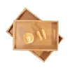 Bandeja de Madera Estilo Japonés Transfronteriza para Té y Bebidas para Uso Doméstico, Bandeja de Escritorio para Frutas y Frutos Secos, Bandeja de Madera Maciza para Sushi, Pan y Bocadillos
