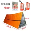 Tienda de Emergencia para Exteriores Portátil Rescate de Emergencia Camping Saco de Dormir a Prueba de Frío Manta Térmica Montañismo Camping