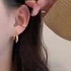 Pendientes de Aro Doble con un Diseño Único, Simples y Versátiles, Pendientes Elegantes para Mujer, Mayoreo
