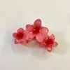 Amazon Transfronterizo Colorido Clip para el Cabello de Flor de Plumeria Vintage Elegante Pinza de Tiburón para la Parte Posterior de la Cabeza para Mujer