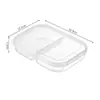 Caixa Crisper de Plástico para Geladeira, Caixa Especial para Armazenamento no Freezer, Caixa de Embalagem a Vácuo para Frutas, Vegetais e Carnes Congeladas na Cozinha