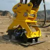 Compactadora de Rodillo Excavadora para Base de Carretera, Compactadora Vibratoria Hidráulica para Relleno de Suelo, Protección de Taludes de Orillas de Río, Compactadora de Vibración