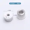 Anillo cerámico de láser para entrada y salida de aire, anillo de aislamiento de corte grueso con escalones para agujero oblicuo DEN, conector de boquilla anticolisión