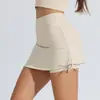 Falda Deportiva para Mujer para Correr Anti-rozaduras Tenis Fitness Profesional Yoga Bádminton Secado Rápido Golf