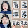 Pinza para el pelo de mezclilla con forma de nube para niñas, Pinza lateral linda para flequillo y cabello suelto de niñas pequeñas, Accesorio para el pelo tipo Bb Clip