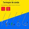 Termopar Tipo K Personalizado Sensor de Temperatura de Alta Temperatura Sonda de Superfície Industrial Linha de Detecção de Temperatura Termômetro de Alimentos Portátil