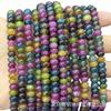 Cuentas de ábaco de 5x8 mm, cuentas sueltas de jade, cristal, cuentas de ojo de tigre Dongling, accesorios de joyería semiacabados para bricolaje, cuentas de posicionamiento