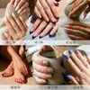 Caja de Set de Puntas para Uñas Manicura Sólida Color Mate con Brillo Estilo Francés de 288 Piezas, el Más Vendido de Amazon