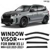 Adecuado para BMW X5 protector de lluvia deflector de ventana lateral visera de ventana BMW X5 E53 E70 G05