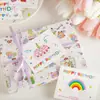 Cartão de aniversário fofo de desenho animado, cartão de feliz aniversário, flores para presente, cartão de mensagem, cartão de decoração de buquê
