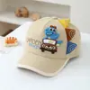 Bonés de Baseball Infantis Atacado Estilo Coreano Desenho Animado Fofo Dinossauro Pequeno Boné com Aba 2026 Primavera e Verão Novo Chapéu de Sol para Bebês