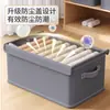 Caja de Almacenamiento de Tela Oxford para el Hogar con Tapa, Visible Ropa con Ventana Abrible, Caja de Almacenamiento de Tela, Caja Organizadora Grande al por Mayor