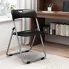 Cadeira Casa Dobrável Simples Interna Hospitalidade Cadeira com Encosto Cadeira de Escritório Portátil Cadeira de Conferência Cadeira de Computador Dormitório Atacado