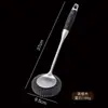 Aço Inoxidável 304 Novo Estilo Escova de Panela Multifuncional Escova de Limpeza de Cozinha Palha de Aço para Lavar Louça Cabo Longo Artefato para Lavar Panelas Atacado