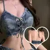 Traje de actuación sexy para bailarina principal DS de bar europeo y americano, disfraz de pole dance, bikini de vaquera sexy, lencería sexy