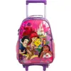 Mochila Infantil com Rodinhas de Princesas