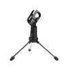 Trípode de Escritorio para Micrófono Soporte de Trípode para Micrófono Trípode K-song Clip de Resorte Universal Clip para Micrófono