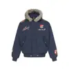 Chaqueta de algodón bordada retro americana "Zuoshan Diao" para hombres y mujeres, abrigo de invierno cálido grueso de nicho