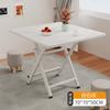 Mesa Plegable para Uso Doméstico, Mesa de Comedor Sencilla, Mesa Redonda para Sala de Estar, Puesto Portátil para Exteriores, Sencillo y Lujoso