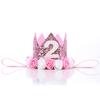 Diadema para niños europeos y americanos, exquisita y linda corona, accesorios para el cabello, tocado con combinación de flores para fiestas de cumpleaños y actuaciones, venta al por mayor