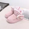 Nuevas Botas de Algodón Cálidas de Invierno para Niños, Botines Cálidos para Niñas, Botas de Nieve para Niños, Zapatos de Algodón para Niños Pequeños y Medianos 5149