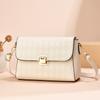 Bolso Cruzado Simple para Mujer 2024 Nuevo Patrón Lichi Bolso para Madre de Mediana Edad Compras Compras Necesario Candado Bolso de Hombro Moderno