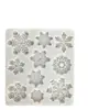 Molde de Silicona de Copo de Nieve Navideño Molde para Hornear Decoración de Pastel de Fondant Chocolate