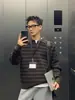 Suéter de Estilo Old Money Retro con Botones Contrastantes y Cuello Henley para Hombre Otoño e Invierno Americano Holgado Casual Tops de Manga Larga para Hombre