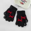 Guantes de Peluche de Gatito para Niñas, Nuevo Estilo de Invierno, Cálidos, Lindos, Separados por Dedos, Compatibles con Pantalla Táctil, Guantes Kt a Prueba de Viento