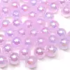 Pacote de Material para Acessórios de Joias, Pulseira, Colar, DIY Feito à Mão, Contas Redondas com Furo Reto, Contas Sirene Acrílicas UV, 10mm
