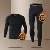 Mallas de Invierno para Hombre, Alta Elasticidad, Entrenamiento, Forradas de Polar, Cálidas, Ajustadas, Pantalones de Yoga Tiburón, de Secado Rápido, Deportivas, Elásticas, Adecuadas para Uso al Aire Libre